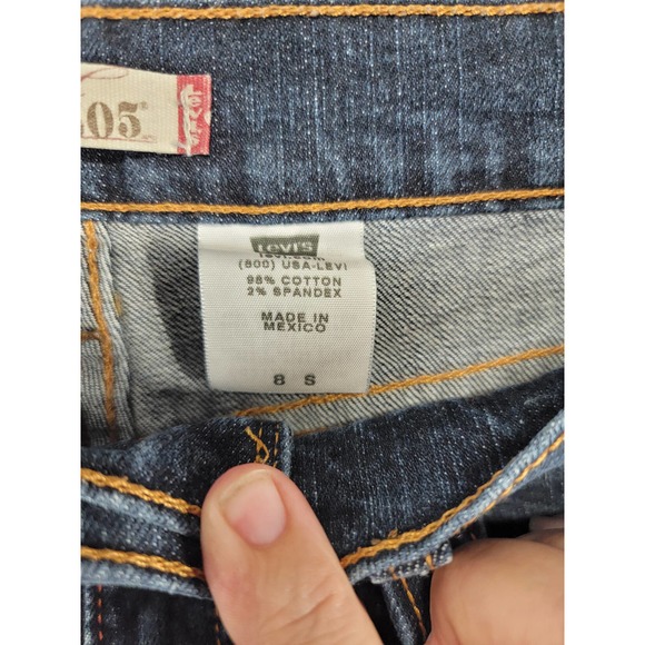 NWOT Levi's Strauss & Co. 505 Straight Leg Jeans, Sz 8S - Picture 4 of 8
